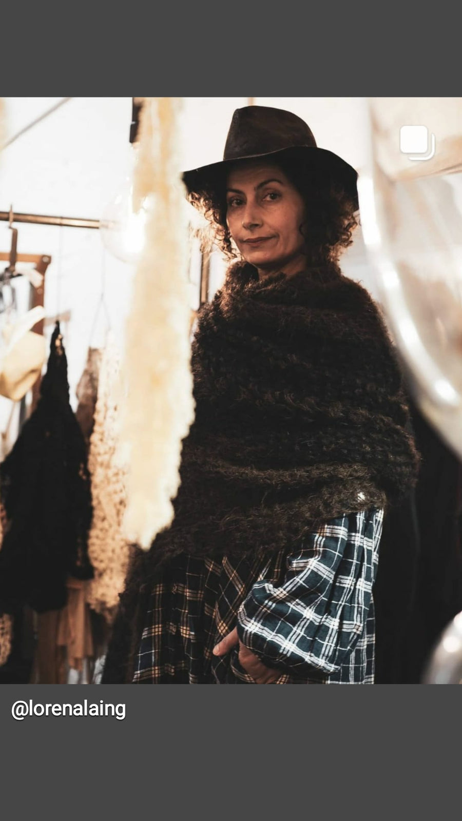 Hand Loom Large Wrap - Alpaca