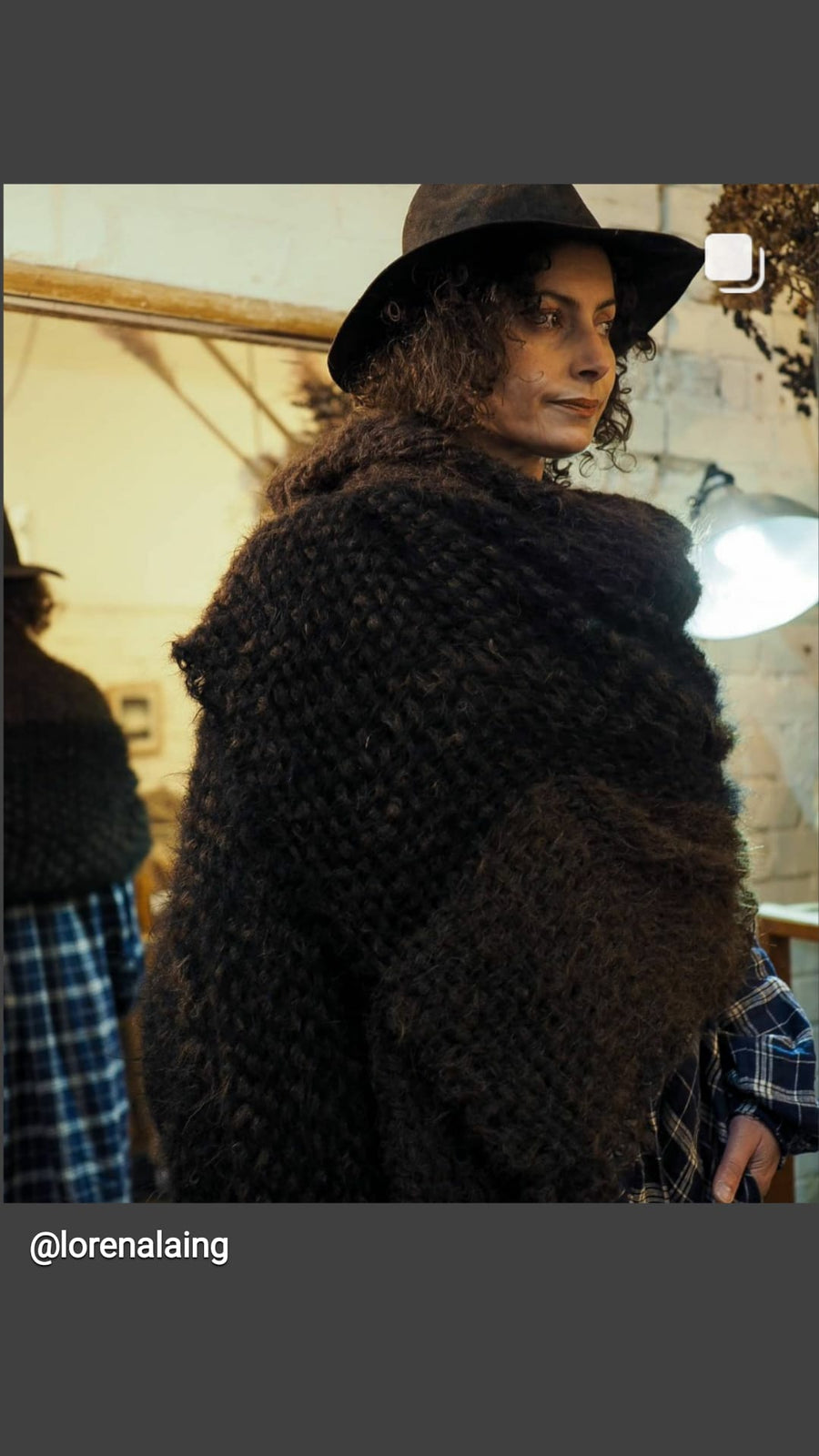 Hand Loom Large Wrap - Alpaca