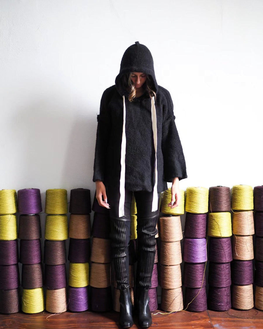 Sloppy Joe Hoodie (Alpaca) - Mocca