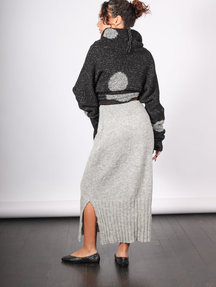 Pencil skirt (Alpaca) - Grey