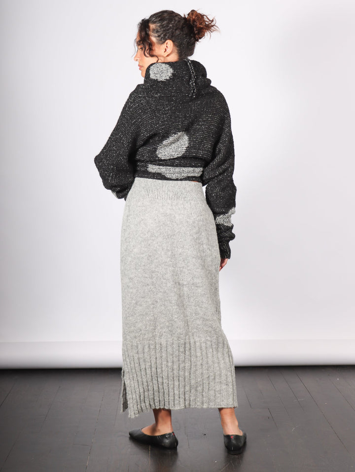 Pencil skirt (Alpaca) - Grey