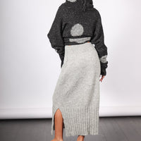 Pencil skirt (Alpaca) - Grey