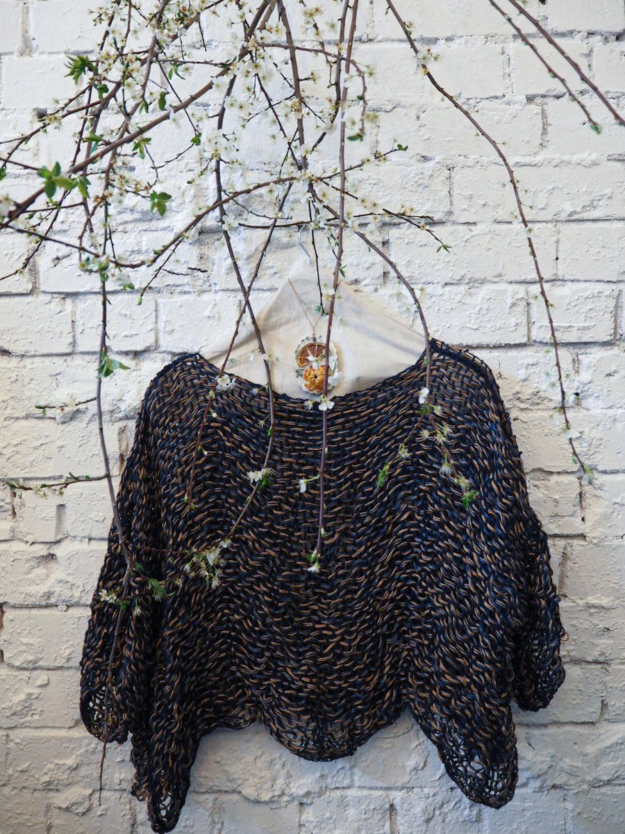 amano navy/denim/antique gold