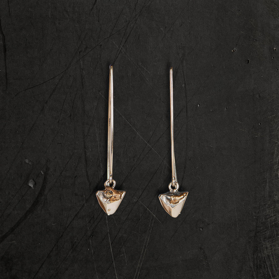 Lee Brennan Shark tooth earrings - Small