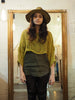 Hand loom crop top (Linen) Moss green