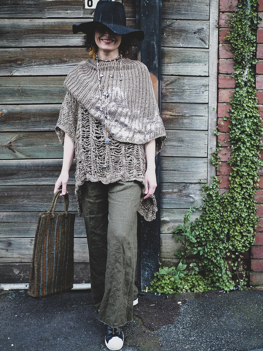 Culotte Wide Leg Pant (Linen Gauze)