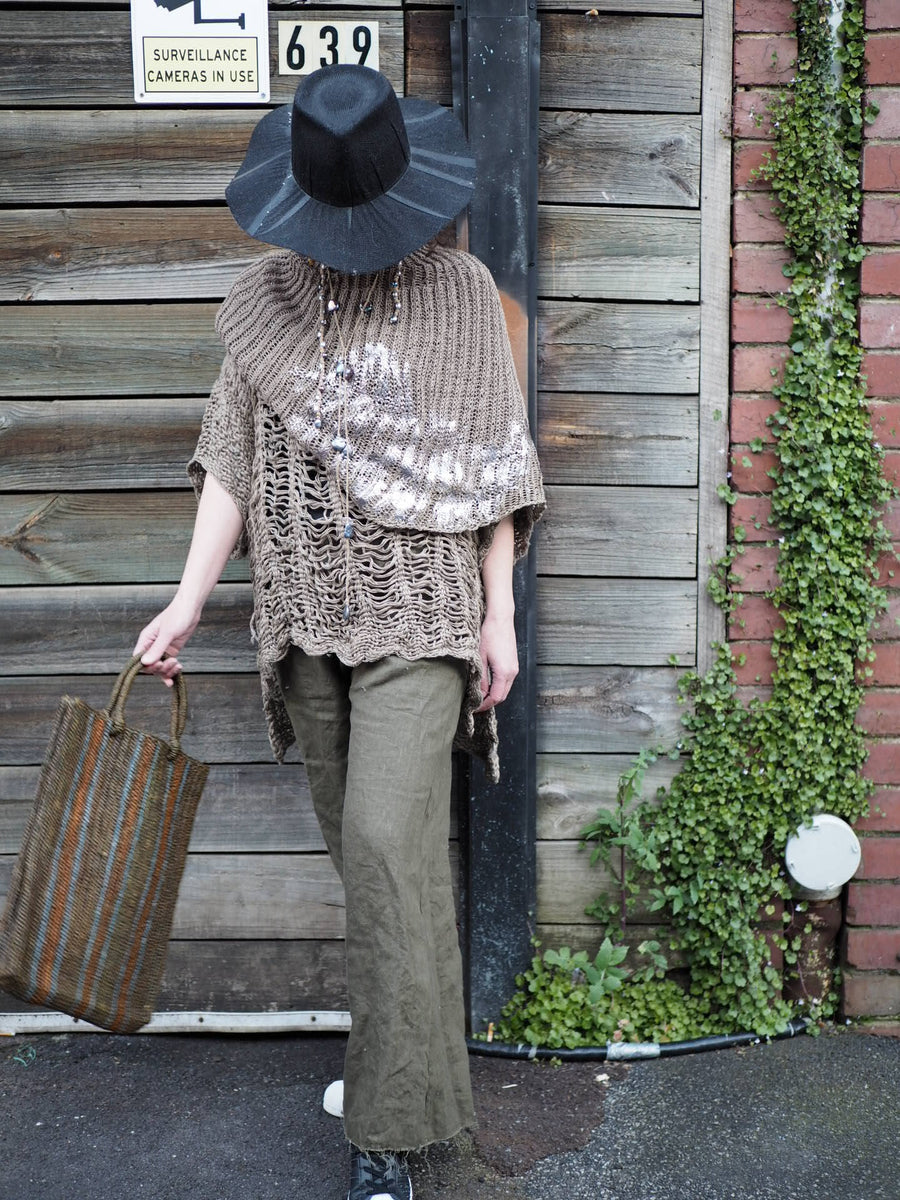Culotte Wide Leg Pant (Linen Gauze)