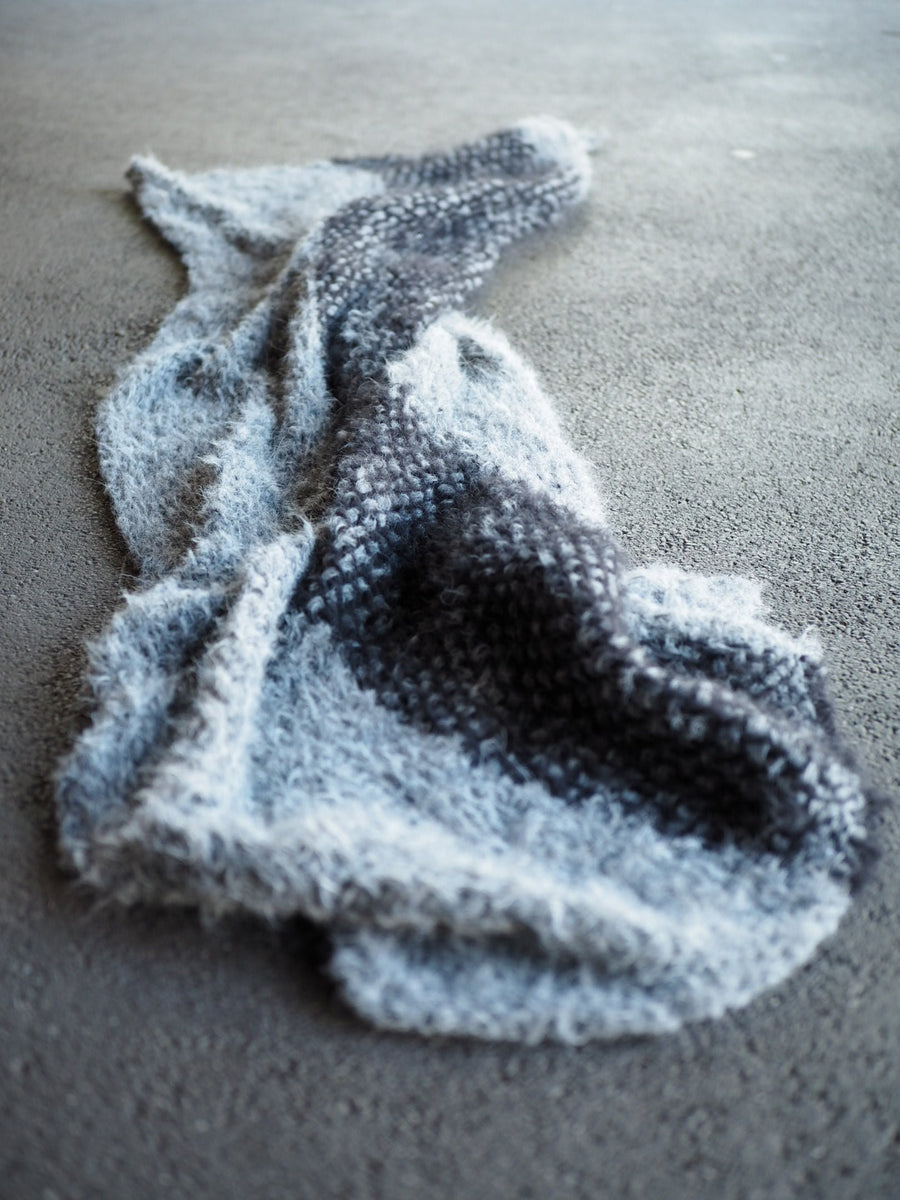 Hand loom Alpaca wrap - greys