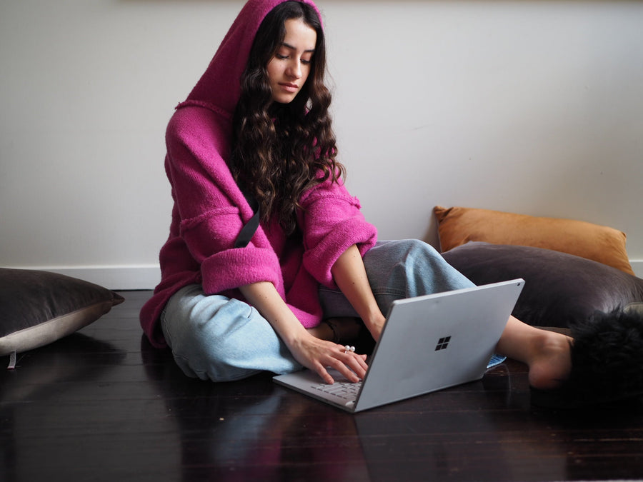 Sloppy Joe Hoodie (Alpaca) Candy Pink