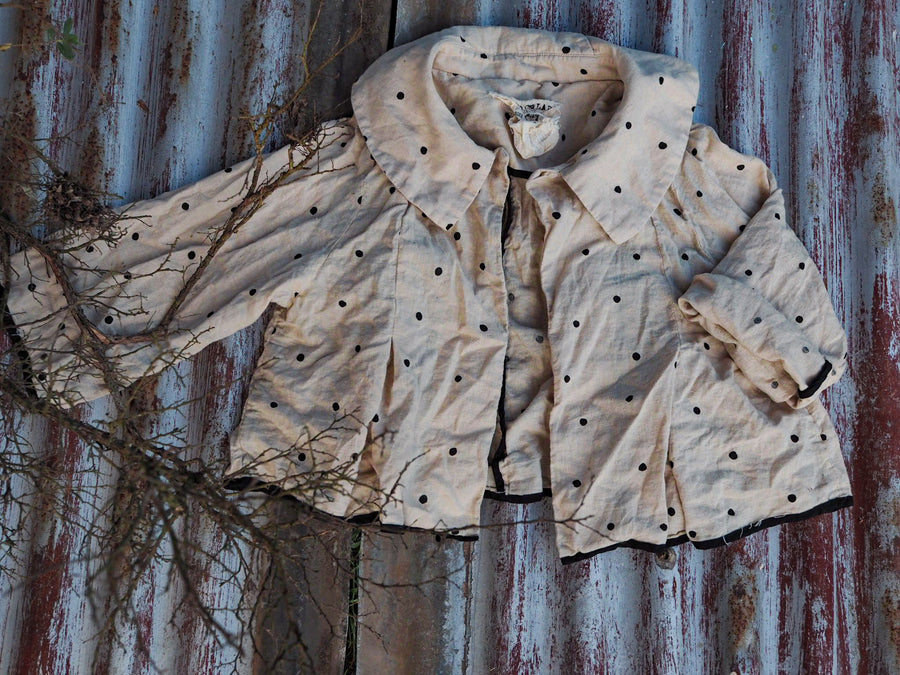 Peter Pan Jacket ( Linen) Spots