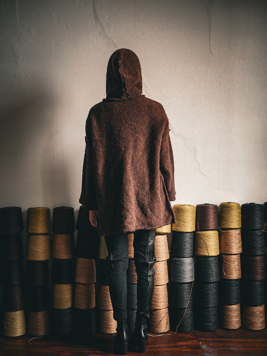 Sloppy Joe Hoodie (Alpaca) - Mocca