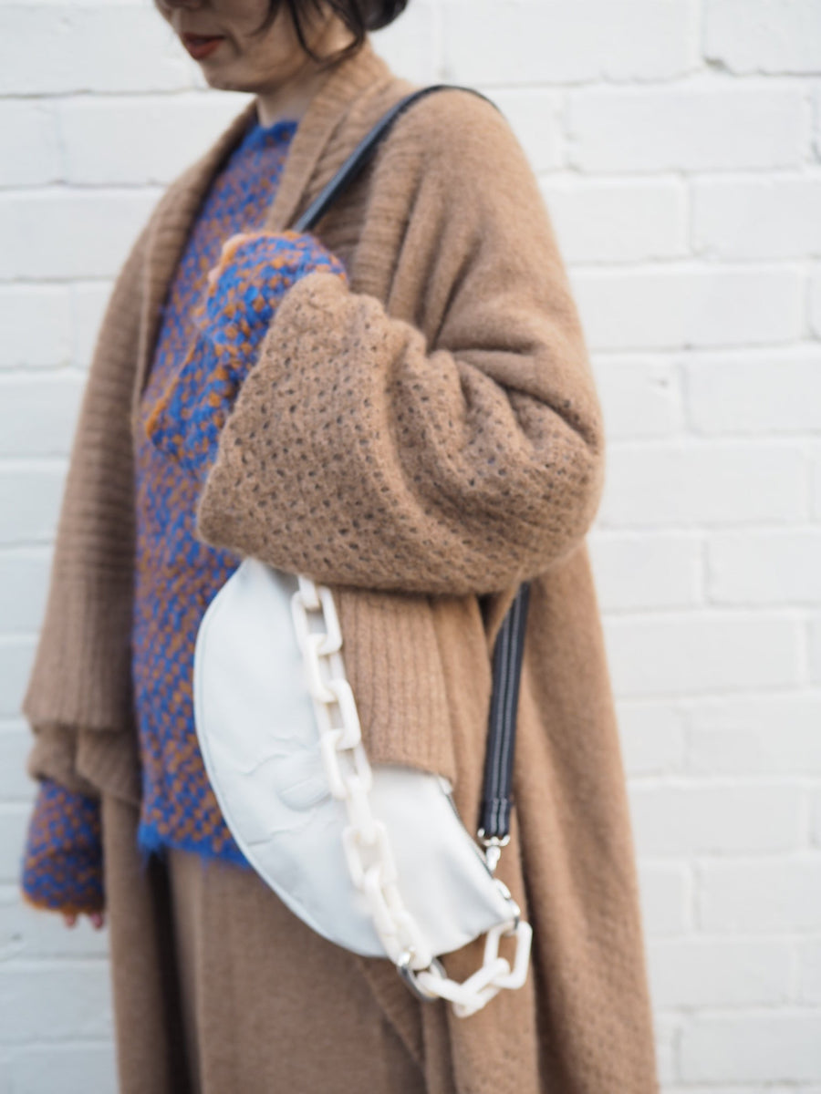 Hand Loom 2 Tone Sweater (Alpaca) Forest - Ocean