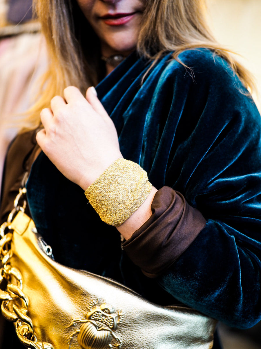 Cocoon Coat (Silk Velvet ) - Khaki Green