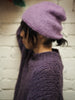 Luxe Knitted Beanie (Suri Alpaca) Lilac