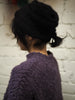 Luxe Knitted Beanie (Suri Alpaca) Black