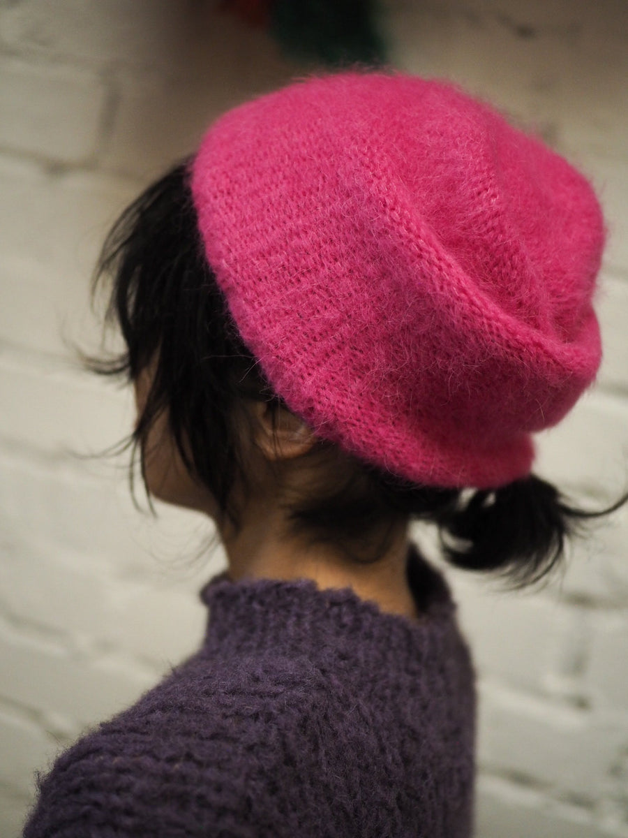 Luxe Knitted Beanie (Suri Alpaca) Camel