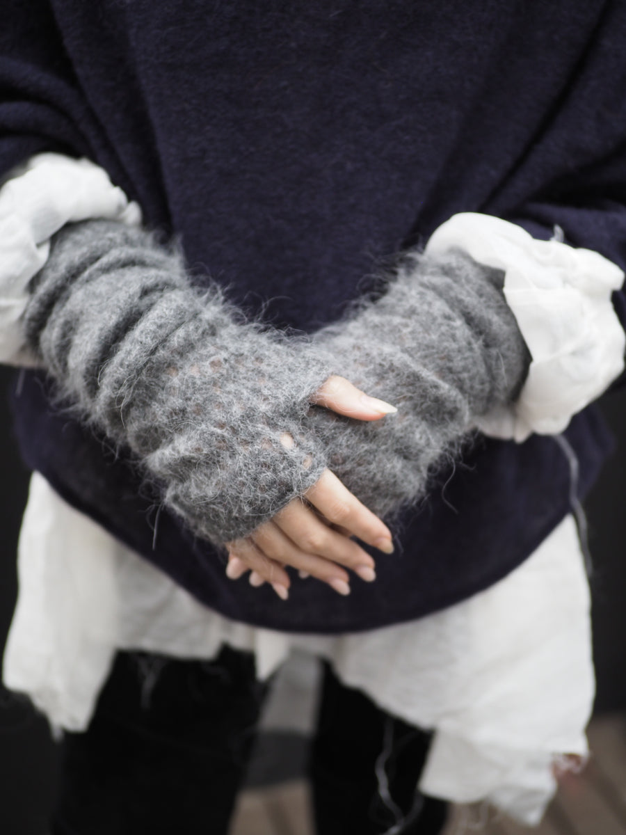 Long Luxe Mittens / Sleeves (Suri Alpaca)