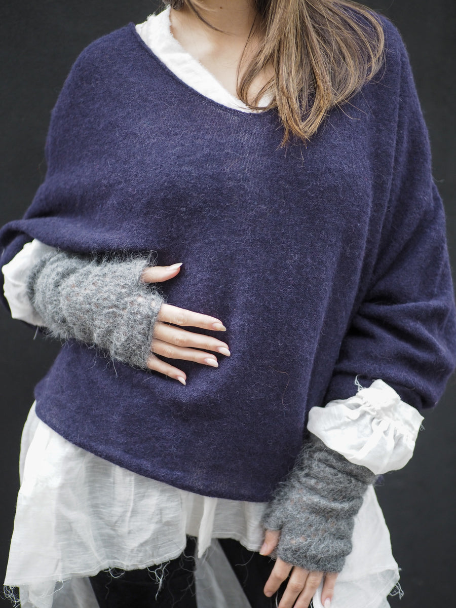 Long Luxe Mittens / Sleeves (Suri Alpaca)