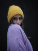 Luxe Knitted Beanie (Suri Alpaca) Buttercup