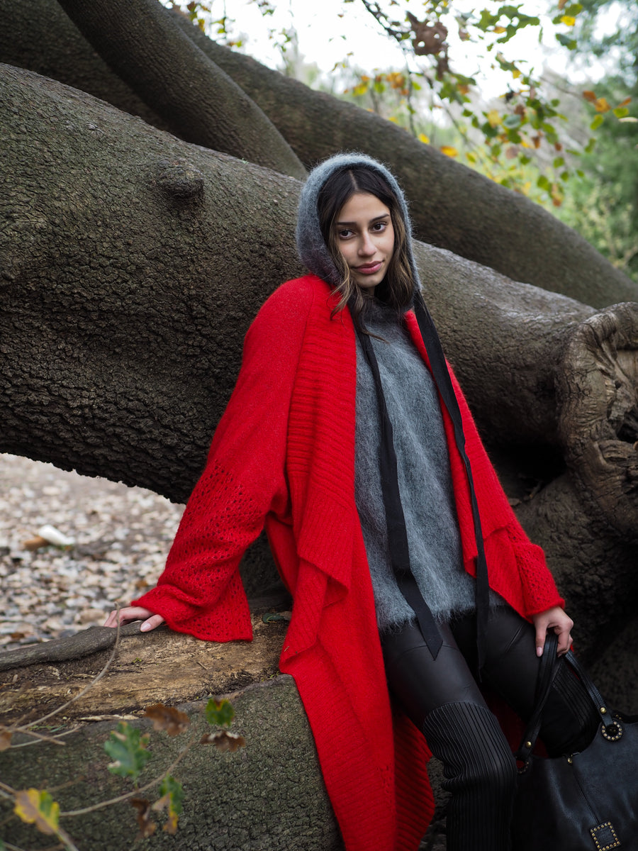 Sloppy Joe Luxe Hoodie (Alpaca) - Charcoal