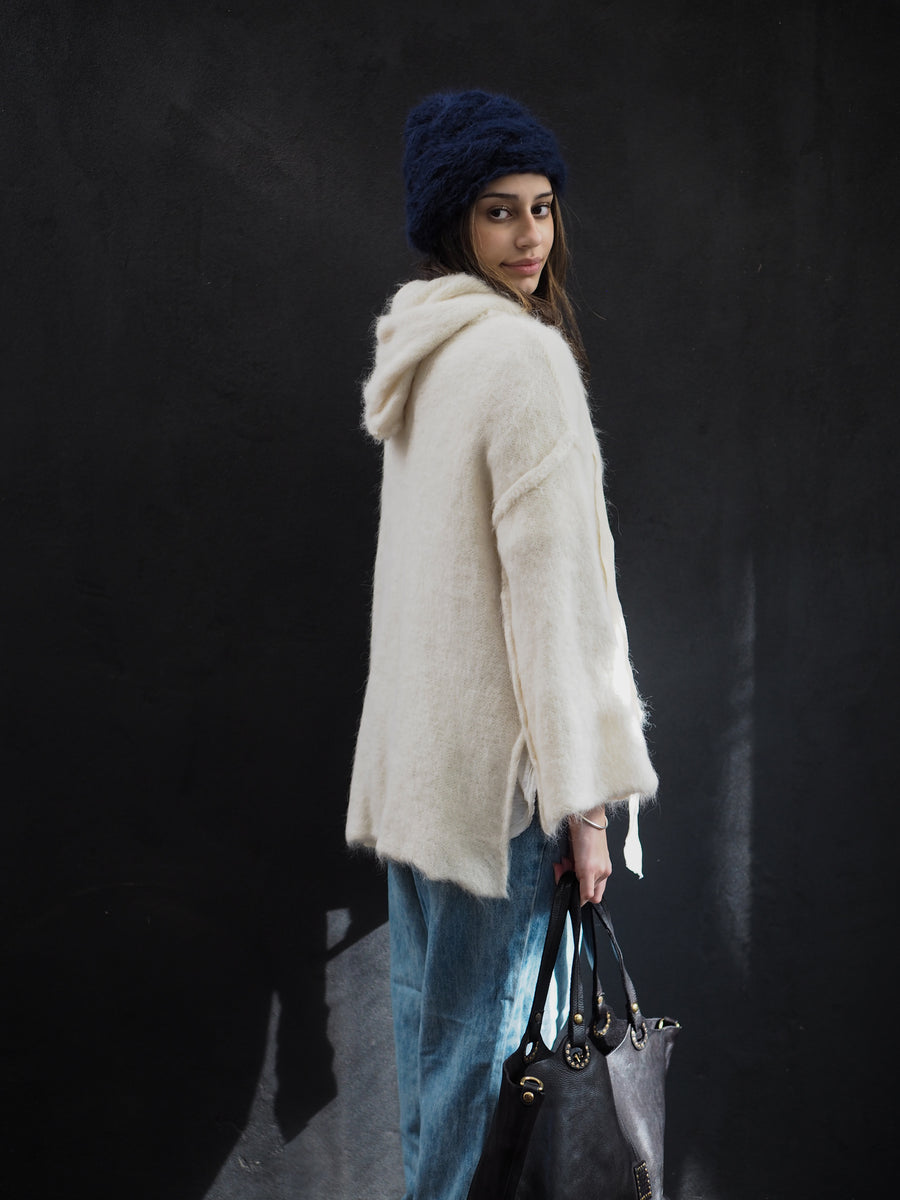 Sloppy Joe Luxe Hoodie (Alpaca) - Snow
