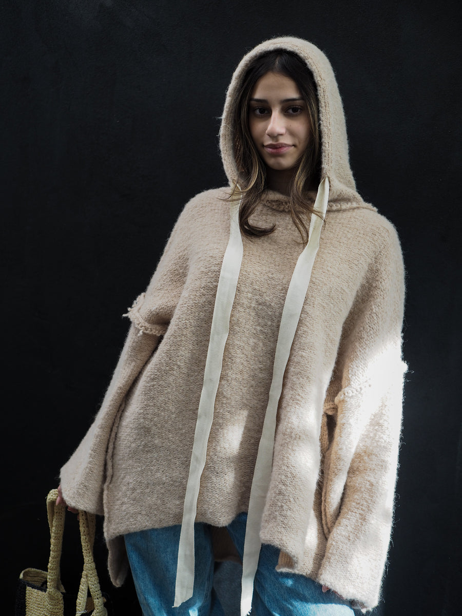 Sloppy Joe Hoodie (Alpaca) Oatmeal