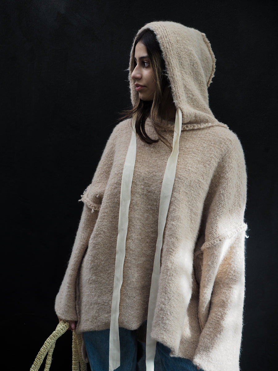 Sloppy Joe Hoodie (Alpaca) Oatmeal