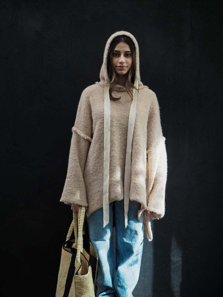 Sloppy Joe Hoodie (Alpaca) Oatmeal
