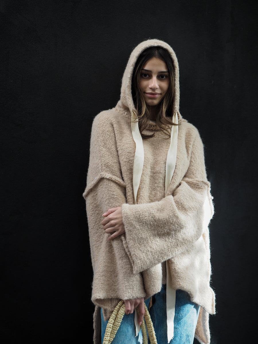Sloppy Joe Hoodie (Alpaca) Oatmeal