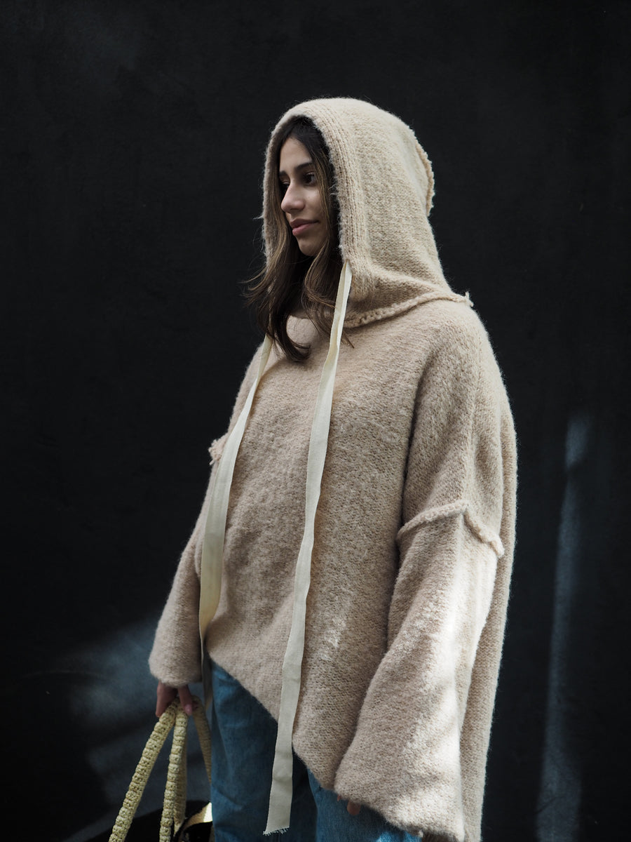 Sloppy Joe Hoodie (Alpaca) Oatmeal
