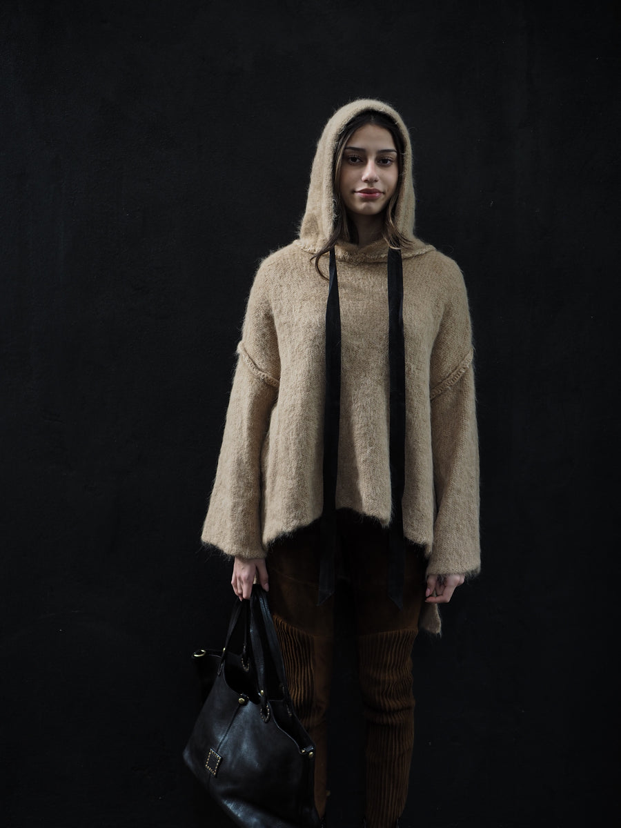 Sloppy Joe Luxe Hoodie (Alpaca) - Camel