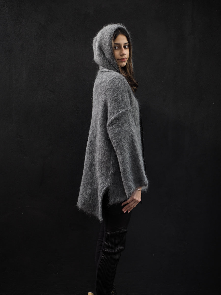Sloppy Joe Luxe Hoodie (Alpaca) - Charcoal