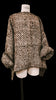 Hand Loom 2 Tone Sweater (Alpaca) Mocca - Nude