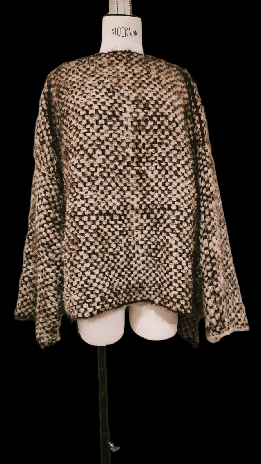 Hand Loom 2 Tone Sweater (Alpaca) Mocca - Nude