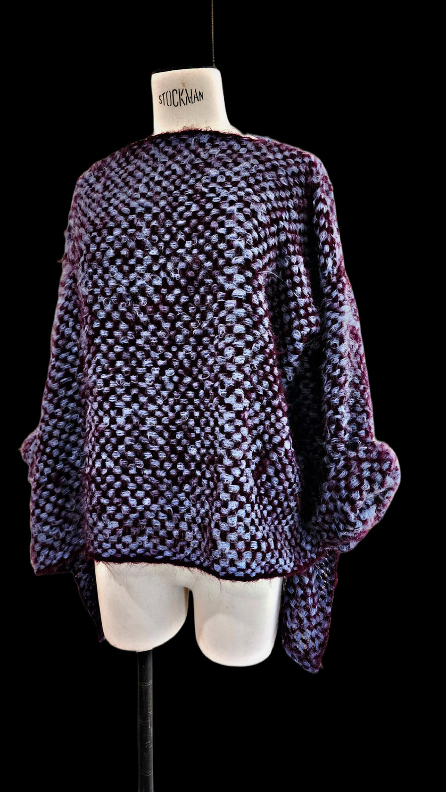 Hand Loom 2 Tone Sweater (Alpaca) Pink - Saffron