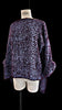 Hand Loom 2 Tone Sweater (Alpaca) Sky - Merlot