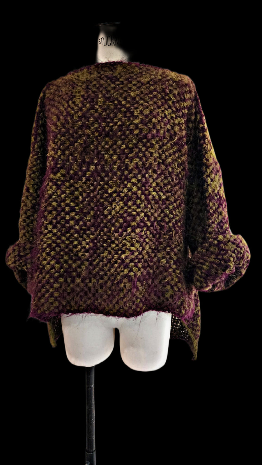 Hand Loom 2 Tone Sweater (Alpaca) Mocca - Nude