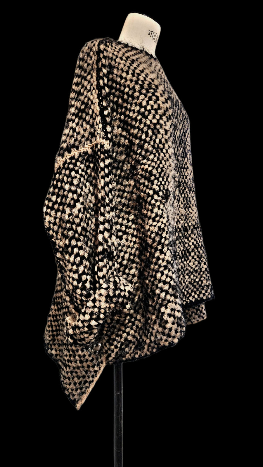 Hand Loom 2 Tone Sweater (Alpaca) Mocca - Nude