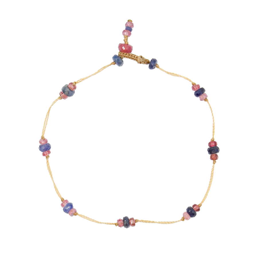 T. Bee Bracelet Duo Saphire With Tourmaline