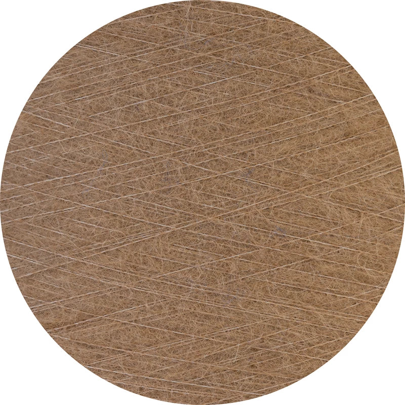 Light weight V-neck sweater (Alpaca) - Camel