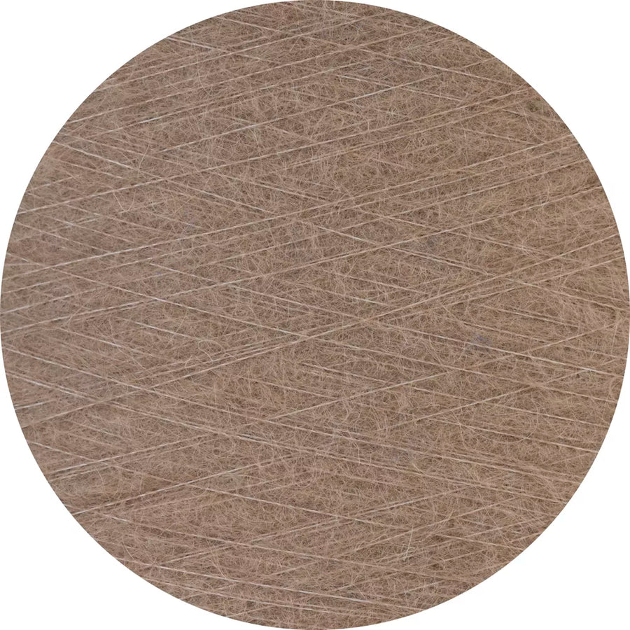 Luxe Knitted Beanie (Suri Alpaca) Camel