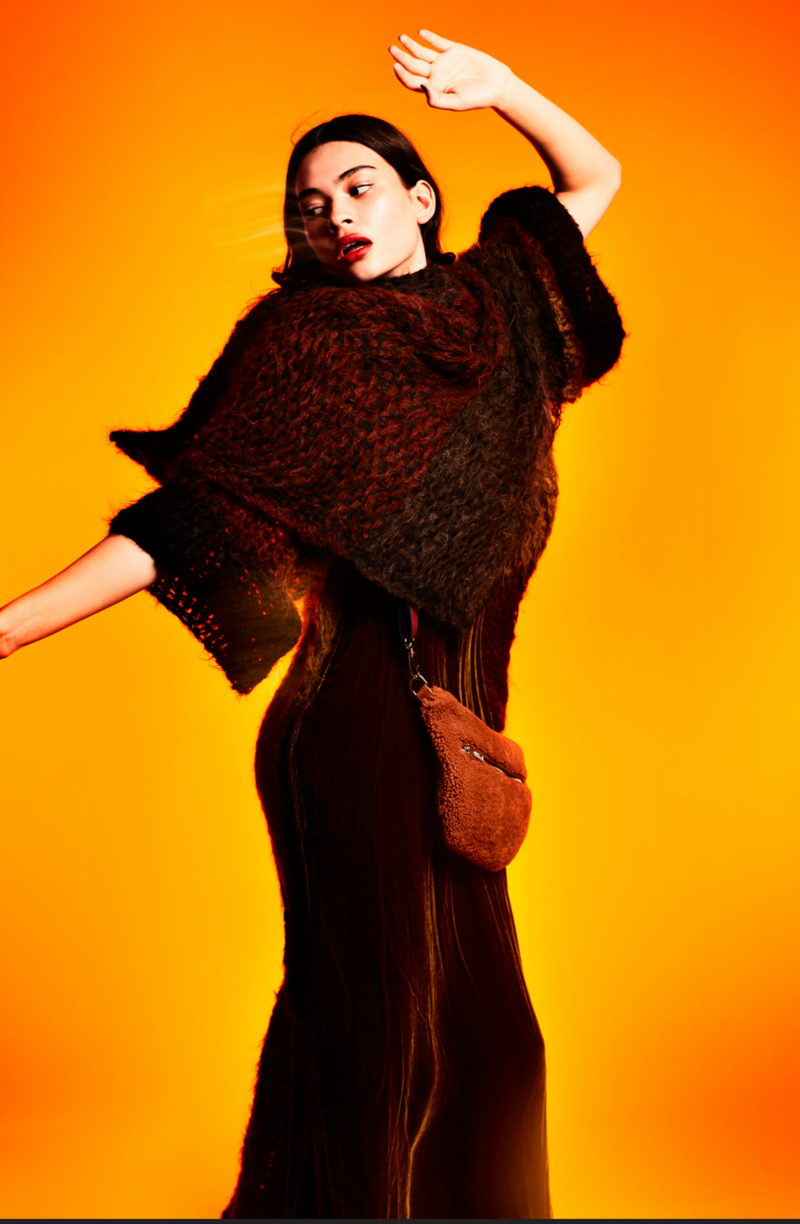 Slip Dress (Silk Velvet) - Black