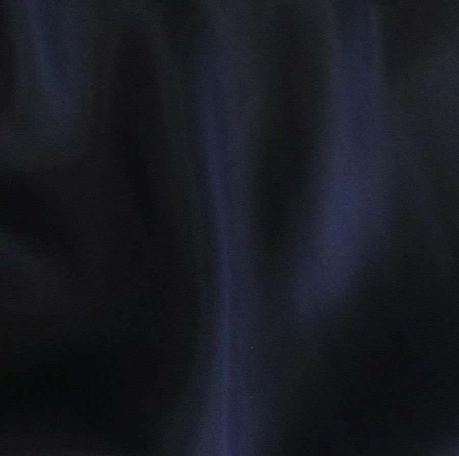 Flounce Blouse (Cotton/Silk) - Black