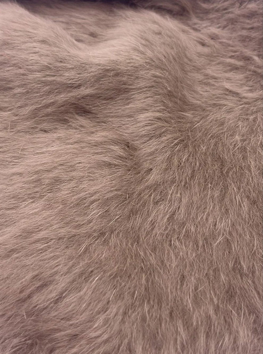 Cuffia Angora -Red