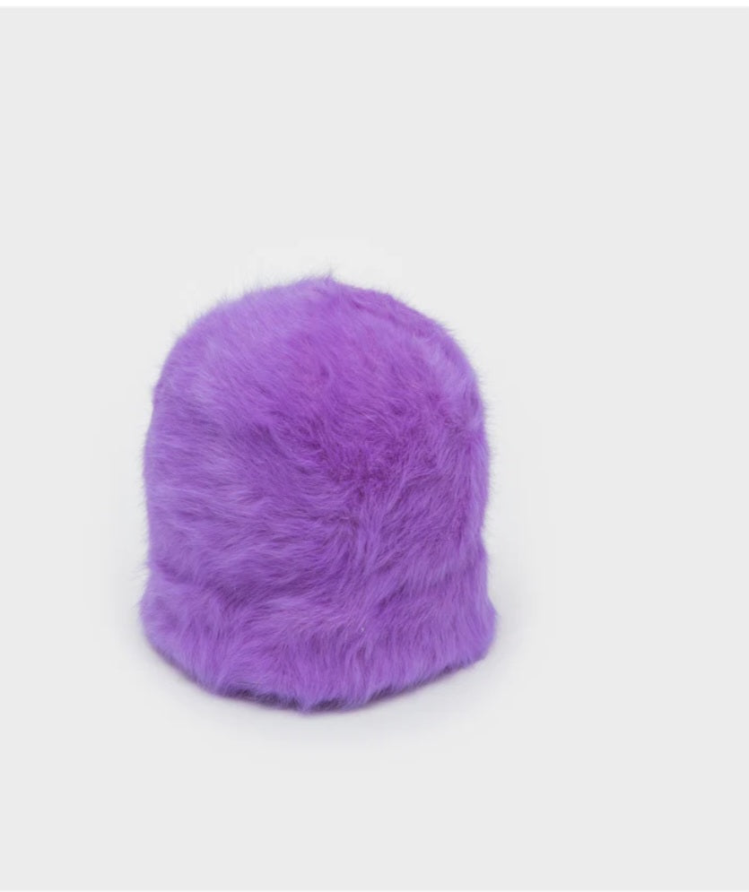 Cuffia Angora -Red