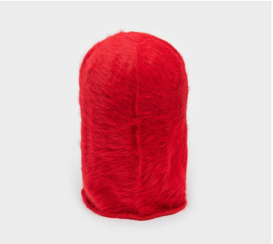 Cuffia Angora -Red