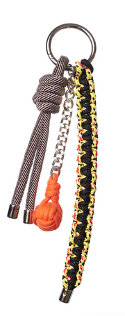 Bag charm Multi strand set - Flamingo