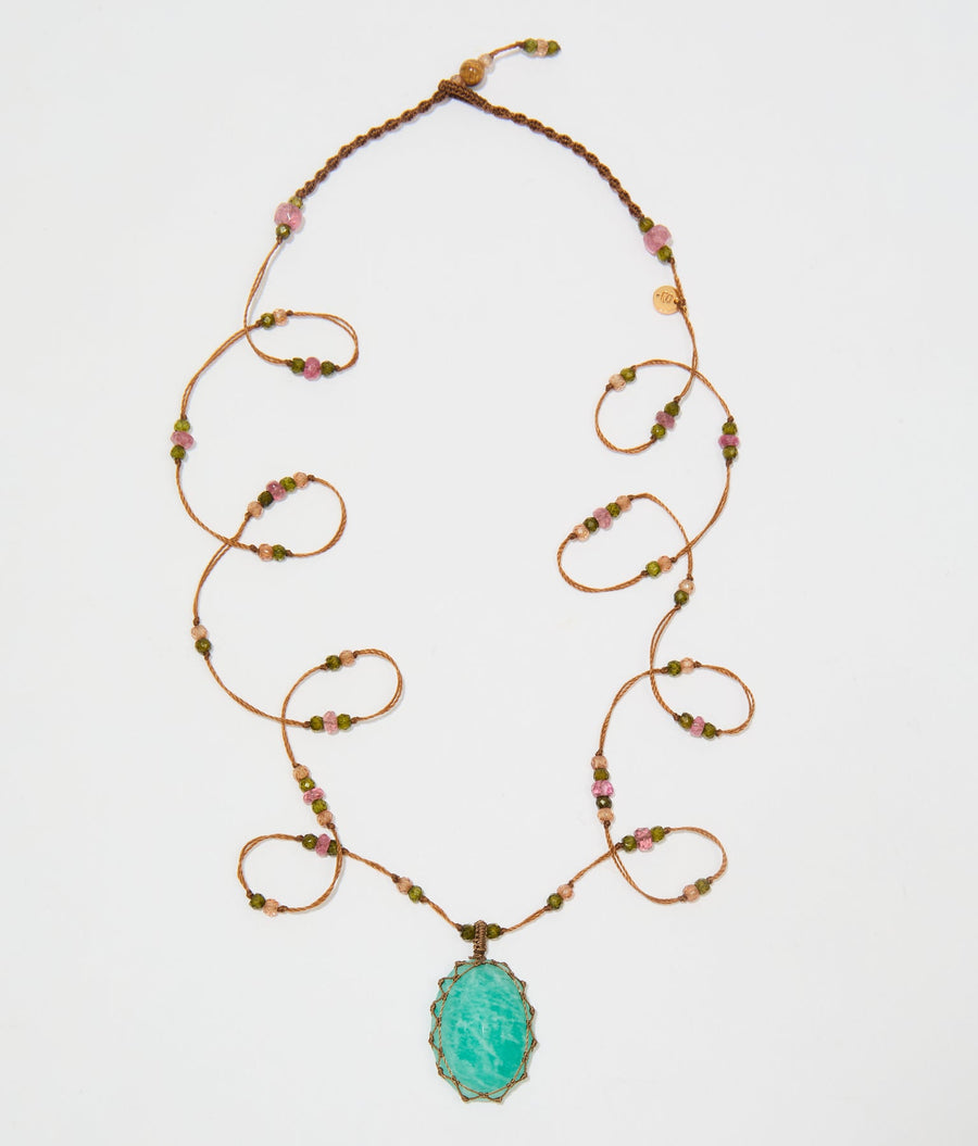 Long Tibetan - Amazonite