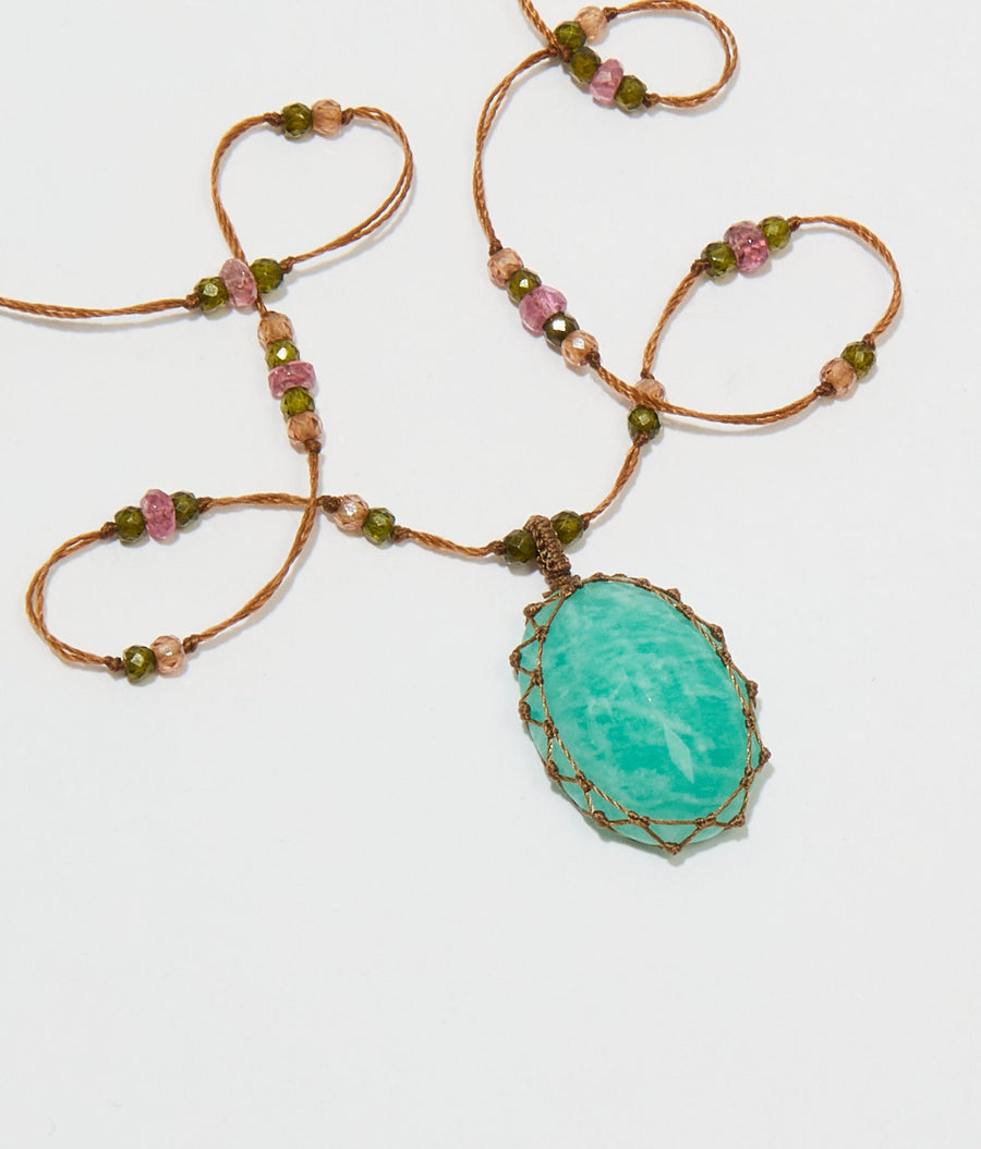 Long Tibetan - Amazonite