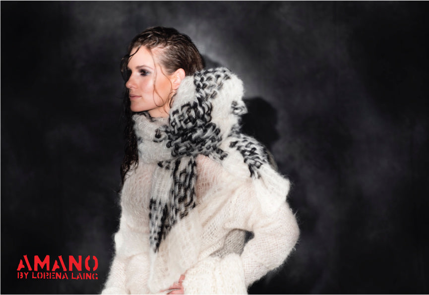 Hand Loom Large Wrap - Alpaca